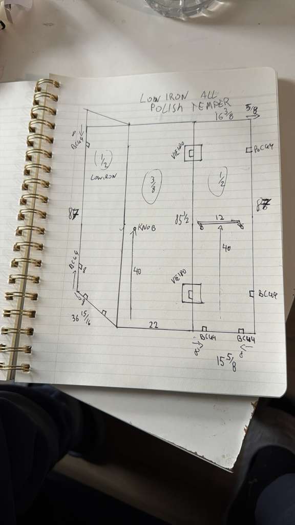 Custom frameless shower enclosure installed by MetroGlass Pro NYC