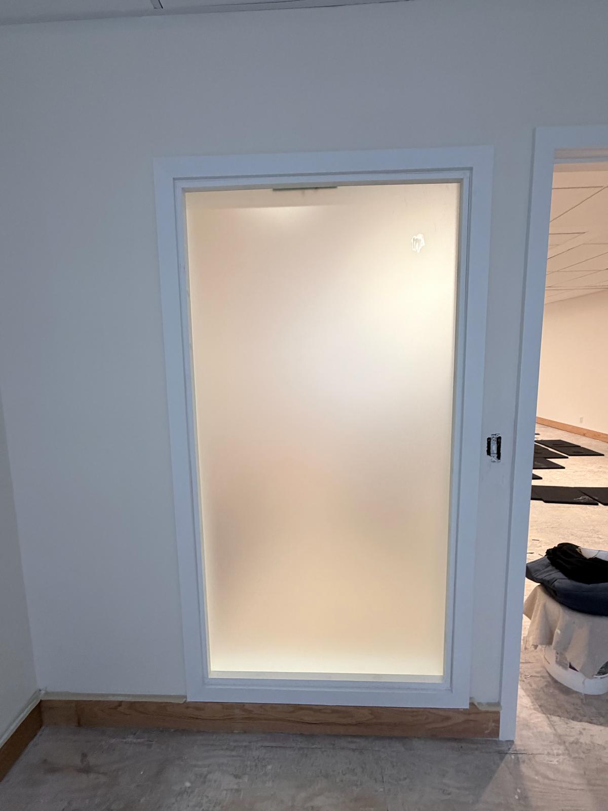 Custom frameless shower enclosure installed by MetroGlass Pro NYC