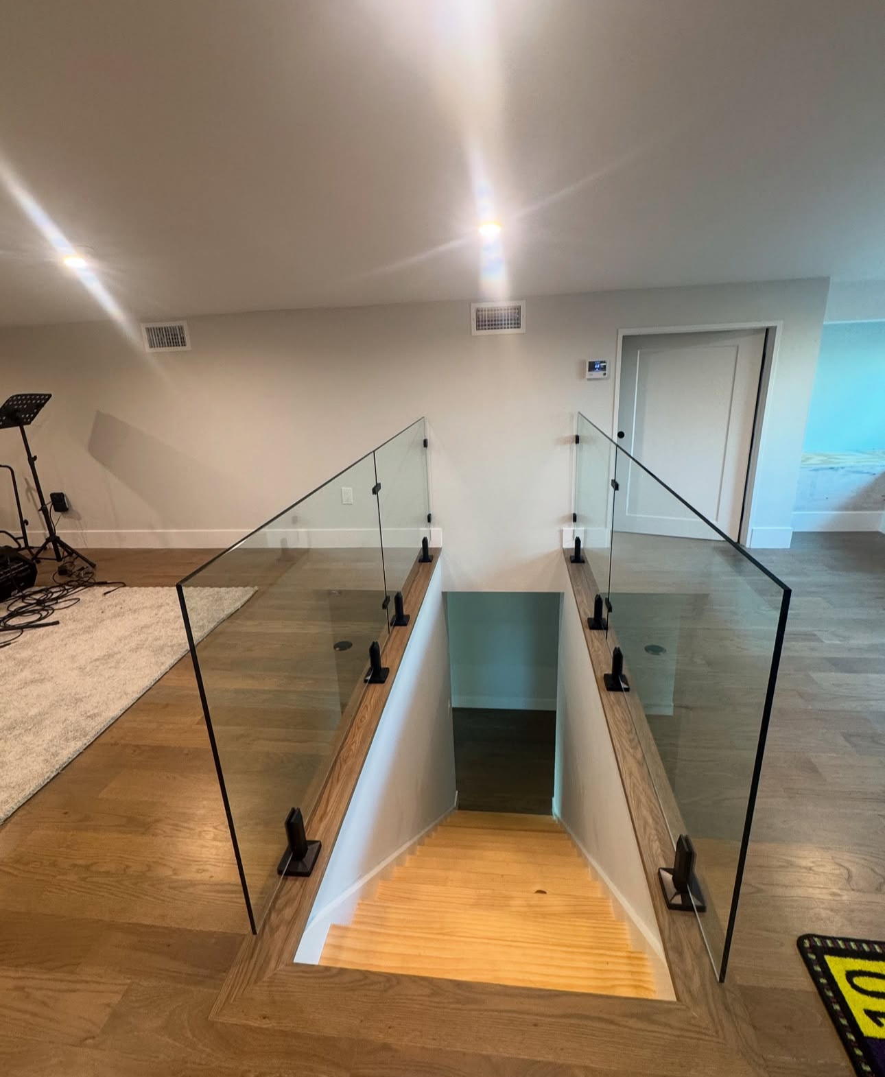 Custom frameless shower enclosure installed by MetroGlass Pro NYC